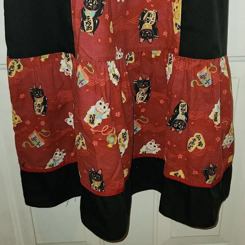 Vintage RM Lucky Cat Muumuu M